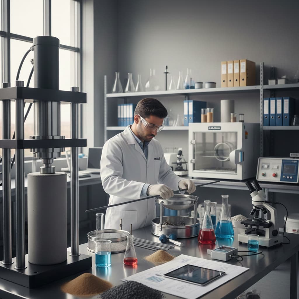 construction material testing dubai